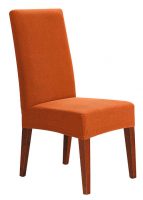 2 praktické jednobarevné povlaky na židle