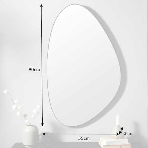 moderní nástěnné zrcadlo v nadčasovém provedení